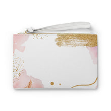  Abstract Pink Clutch Bag