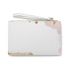 Abstract Pink Clutch Bag