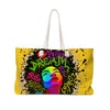 Afro Rainbow Weekender Bag
